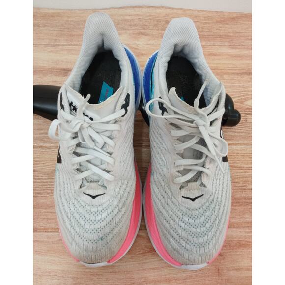 Hoka One One Mach 5 Women's Sneakers WHITE MULTICOLOR 8 B - Picture 9 of 10